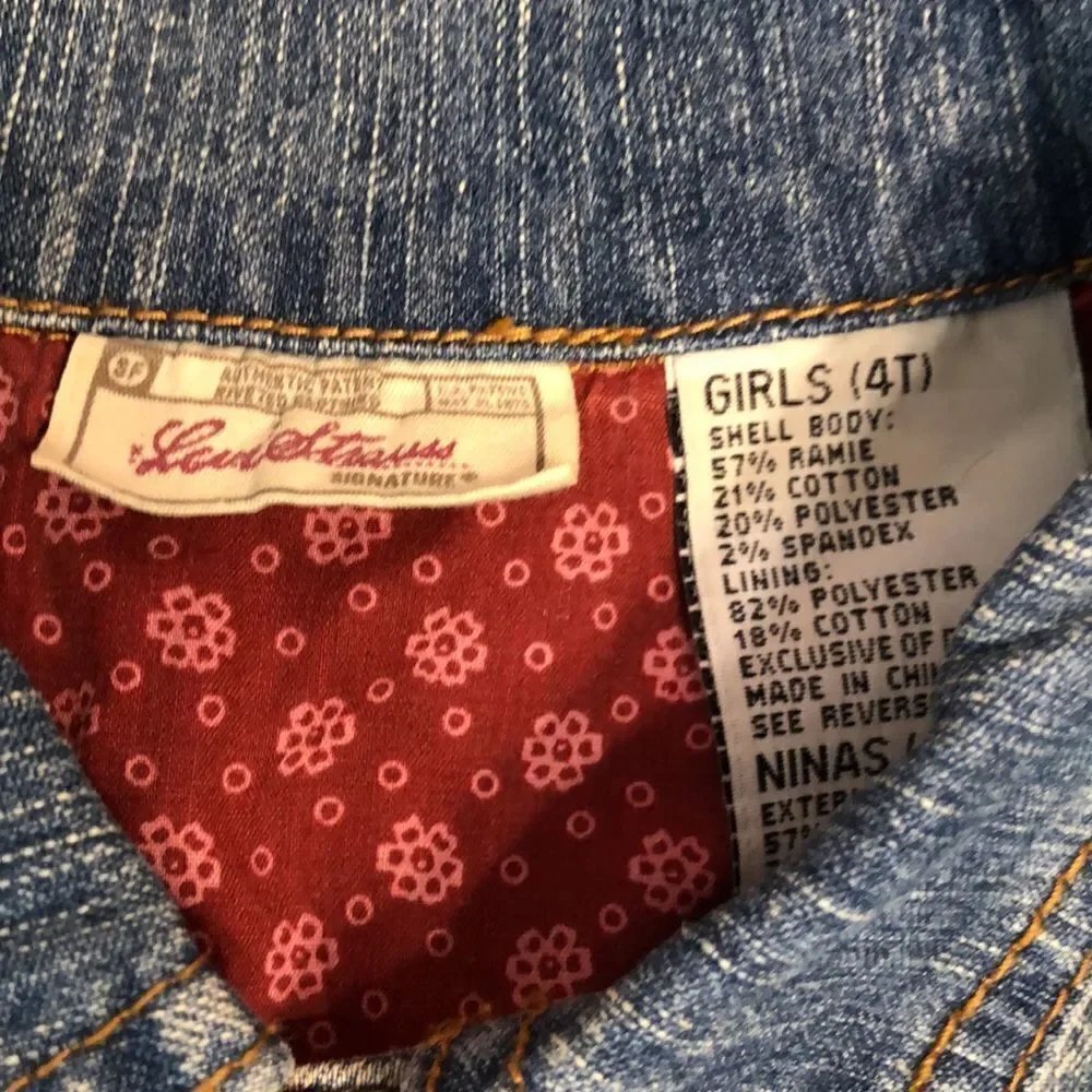 Levi Strauss Signature Toddler Girl Jean Jacket